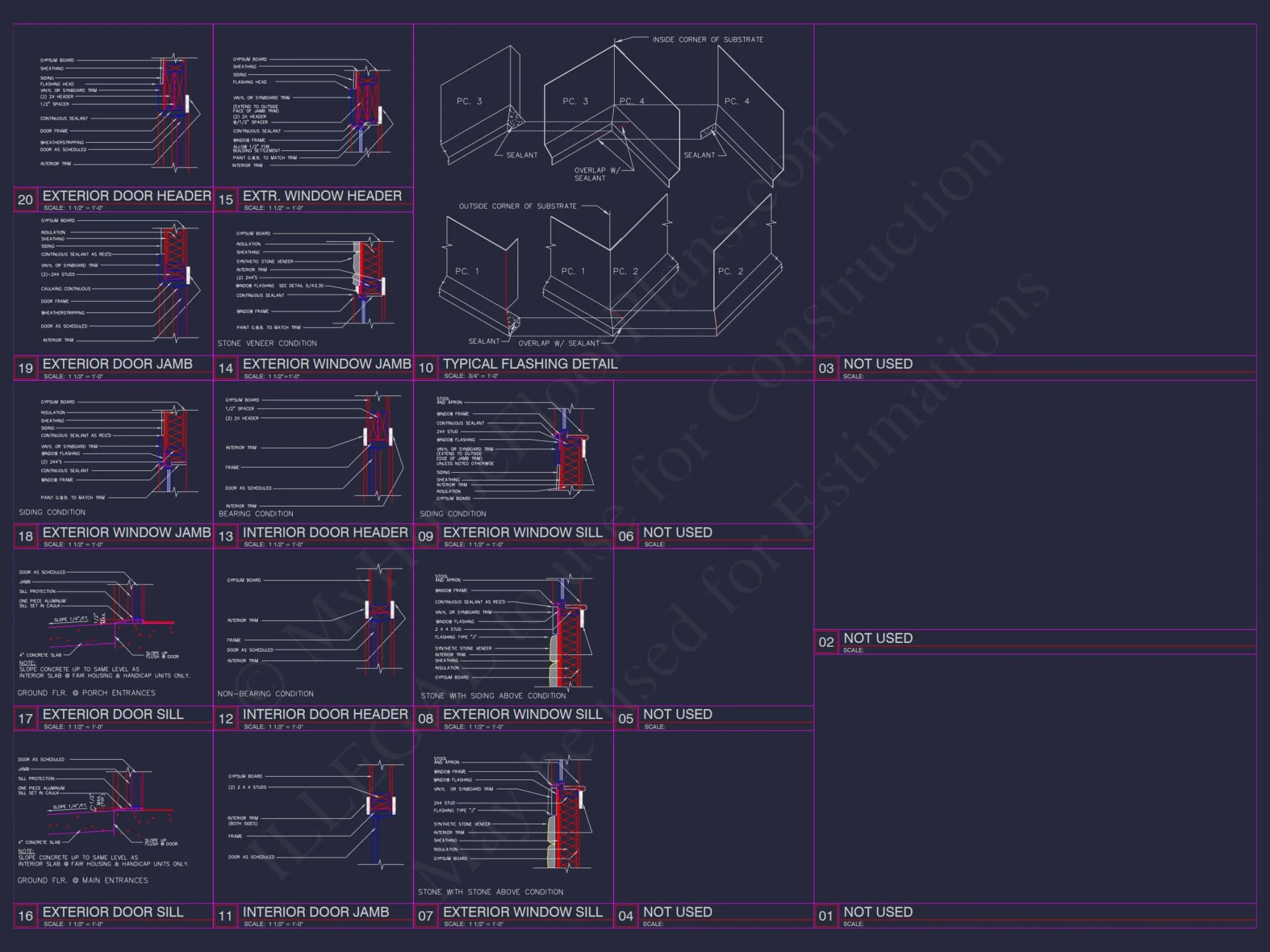 Charming 2-Story 6-Unit Townhome Plan with Craftsman Style & Efficient Layout