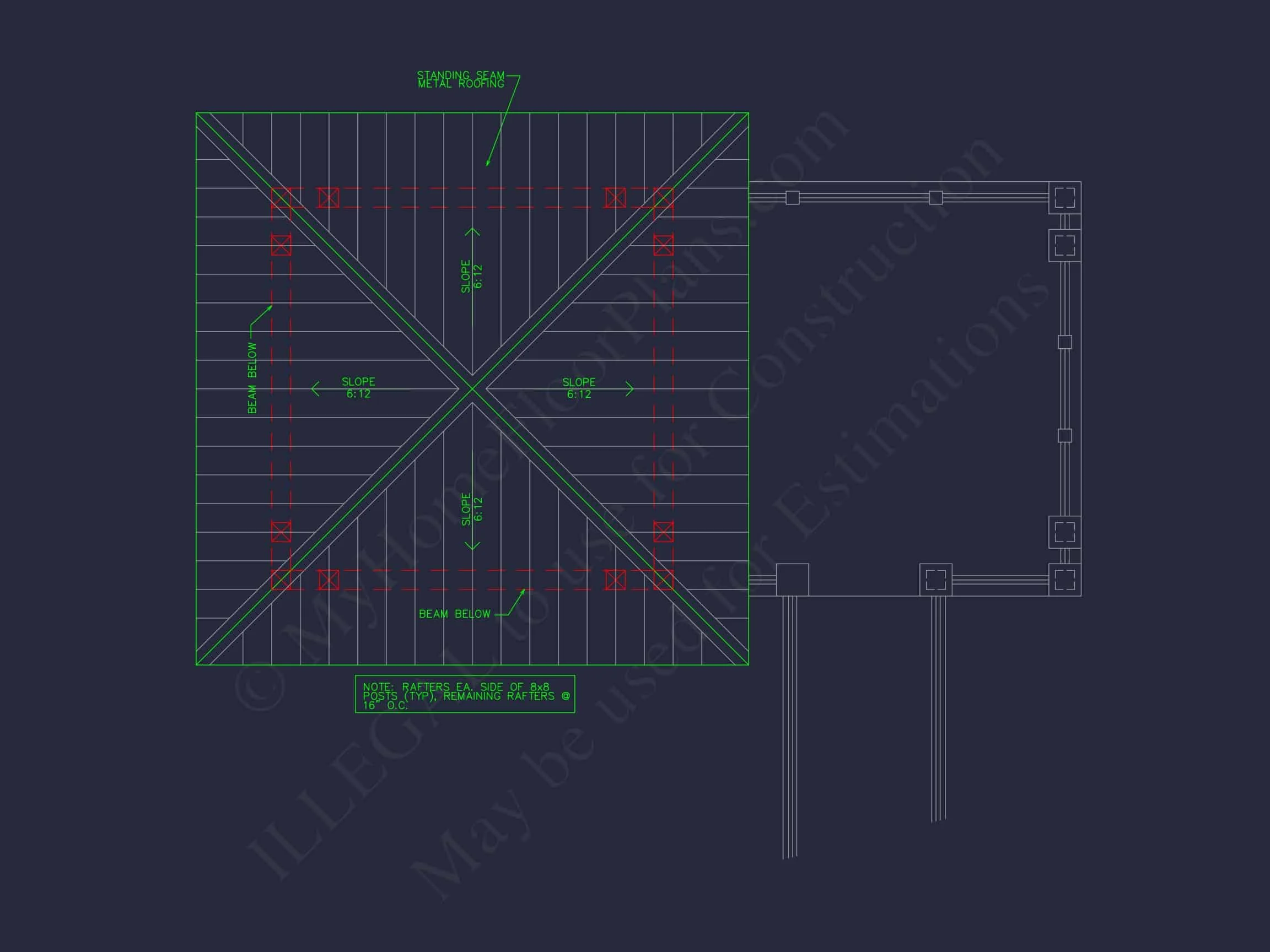 9-1703 GAZEBO PLAN - Gazebo Plans & Blueprints - 14' x 28' - CAD Drawings Available 11 Gazebo Plans & Blueprints - 14' x 28' Outdoor Pavilion Design