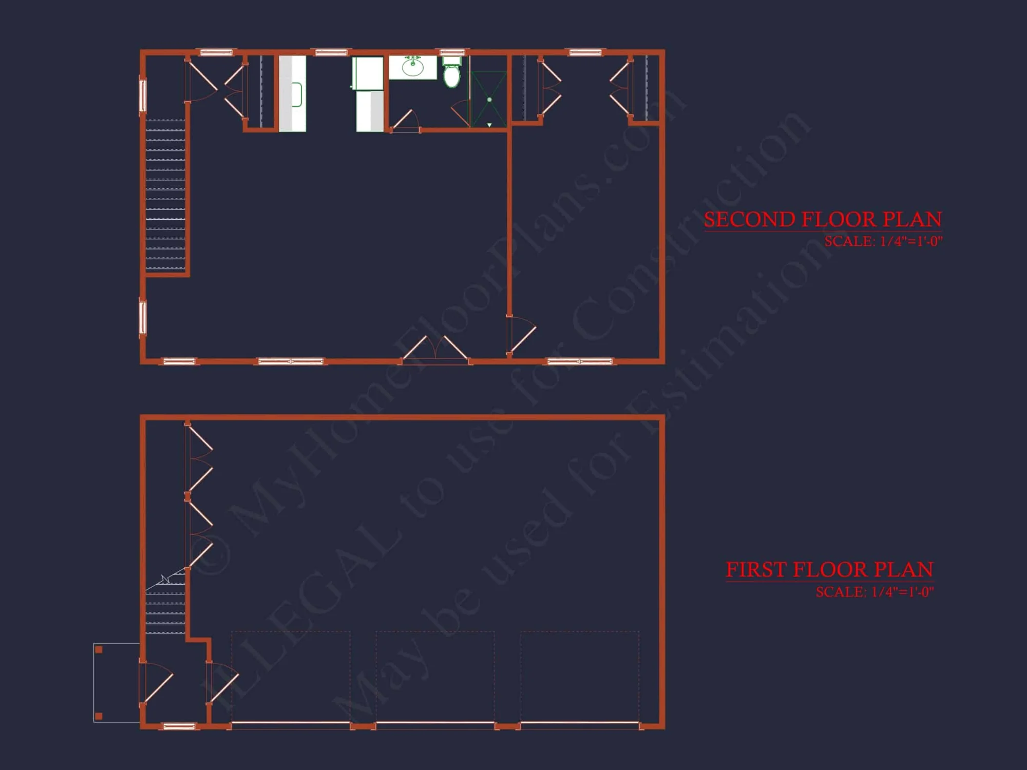 Charming 2-Bedroom Home Plan with Garage and Modern Designs