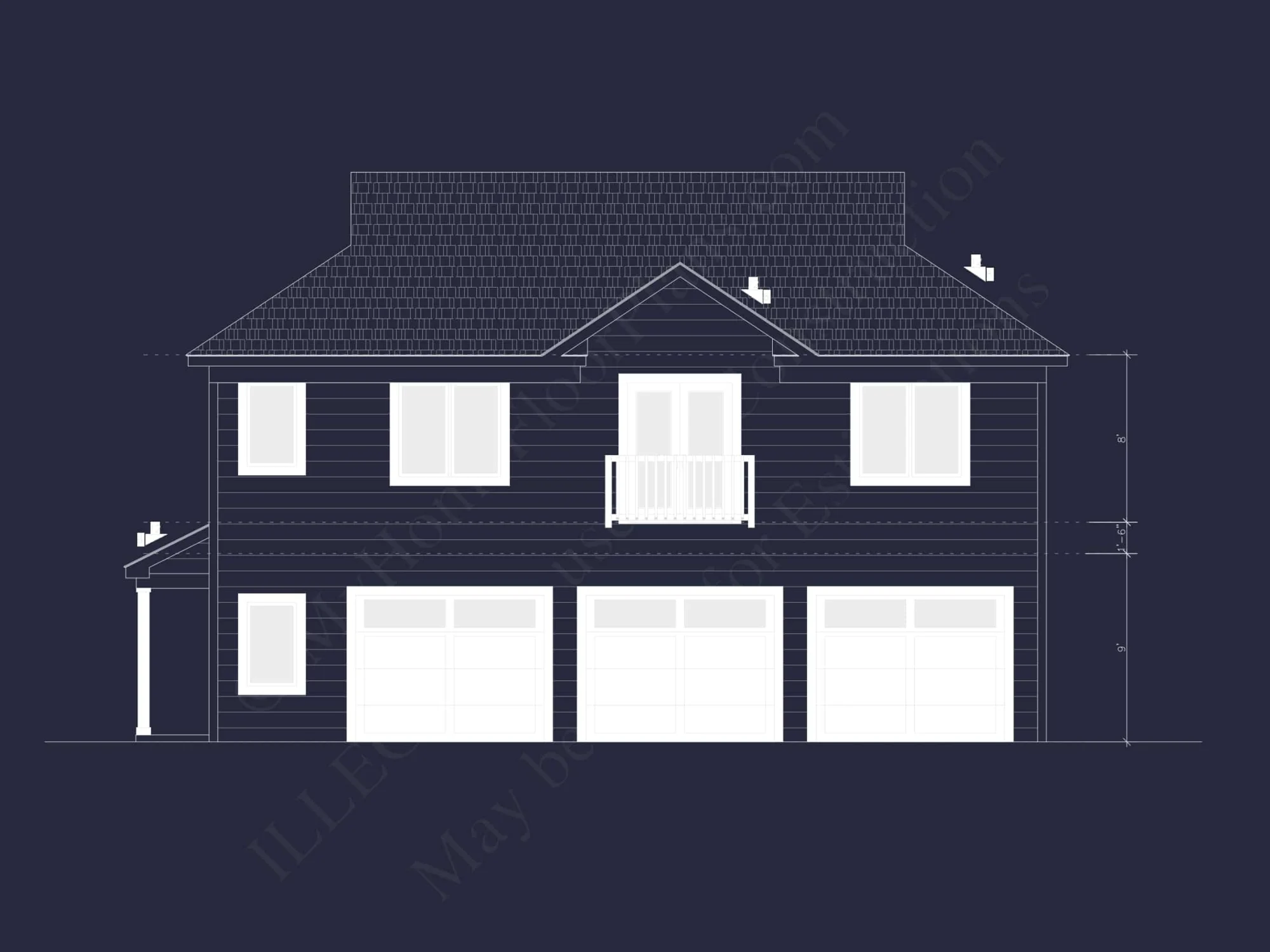 Charming 2-Bedroom Home Plan with Garage and Modern Designs