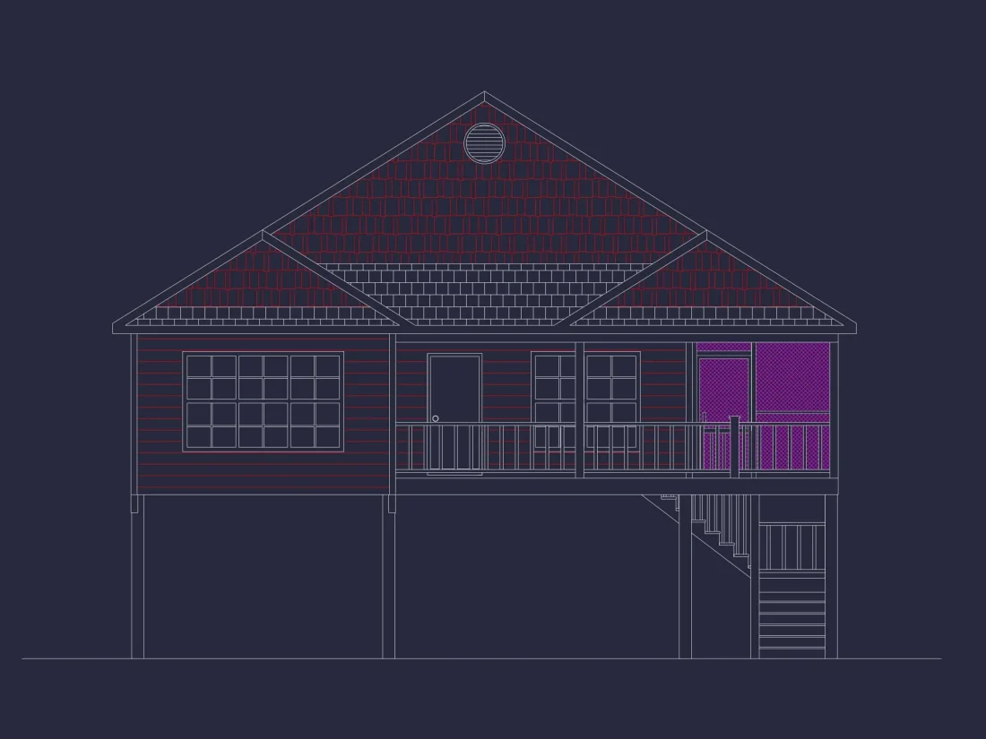 Charming Coastal Home Plan with Open Floor Layout