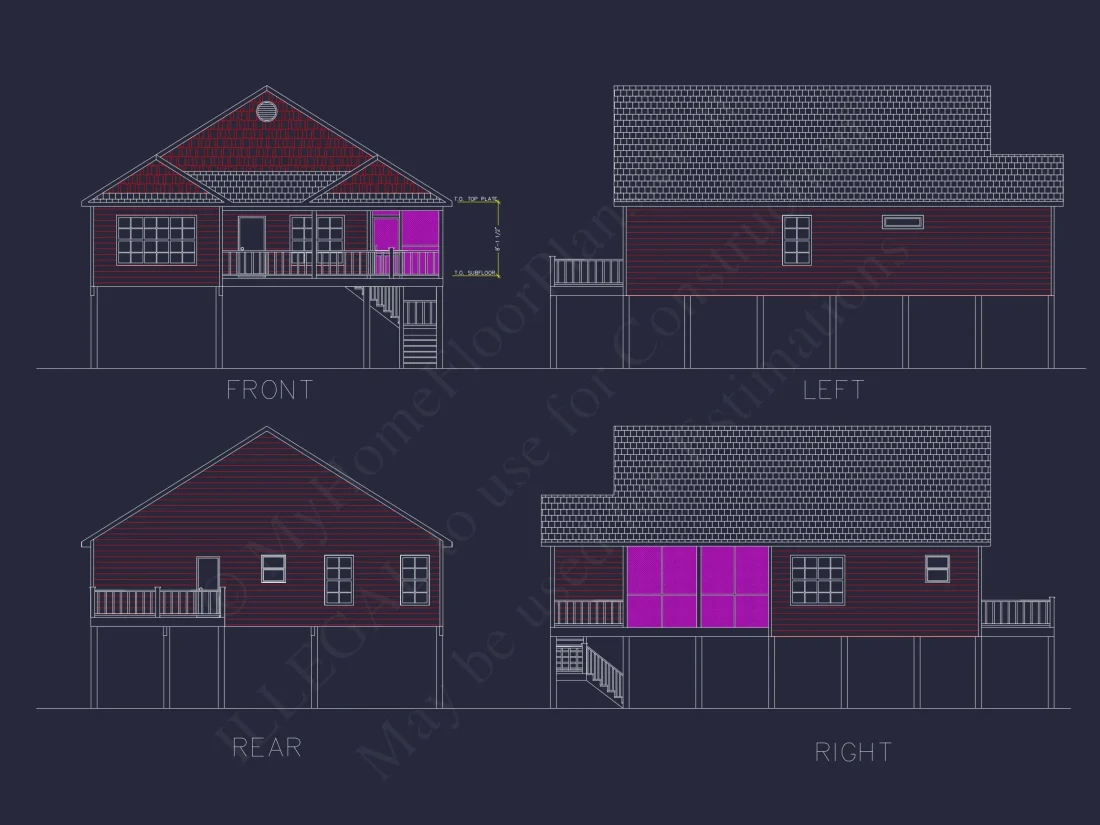 Charming Coastal Home Plan with Open Floor Layout