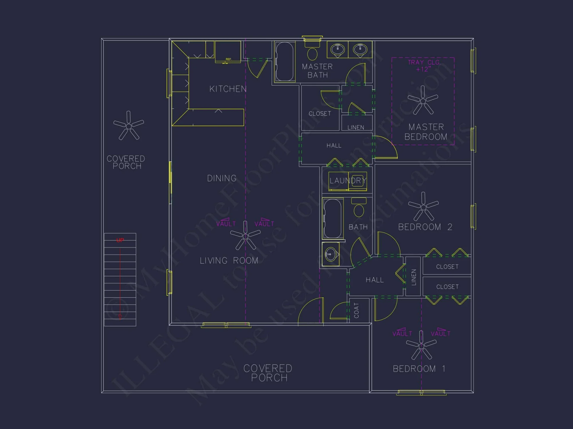 Beach Home Plan: 1,320 Sq. Ft. Coastal Design with CAD Floor Plan