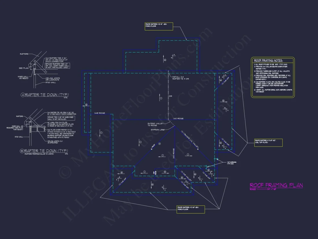 Charming 3-Story House Plan with Detailed CAD Blueprint