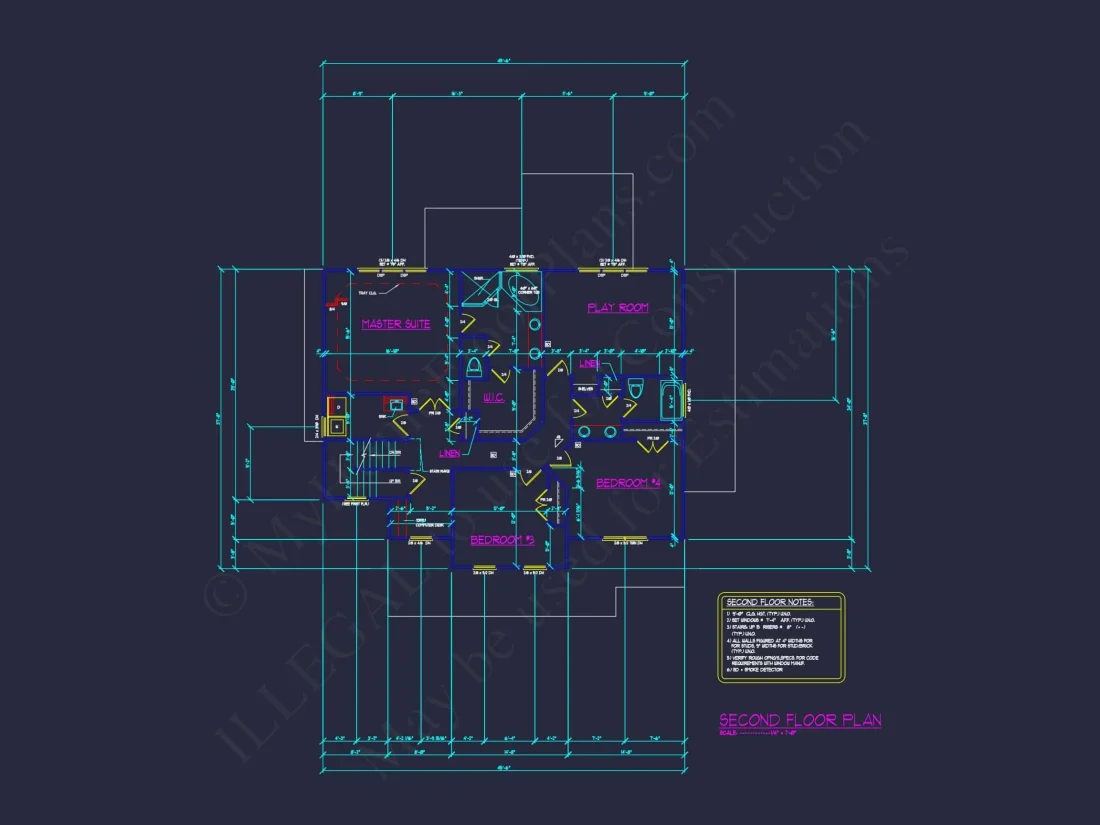Charming 3-Story House Plan with Detailed CAD Blueprint