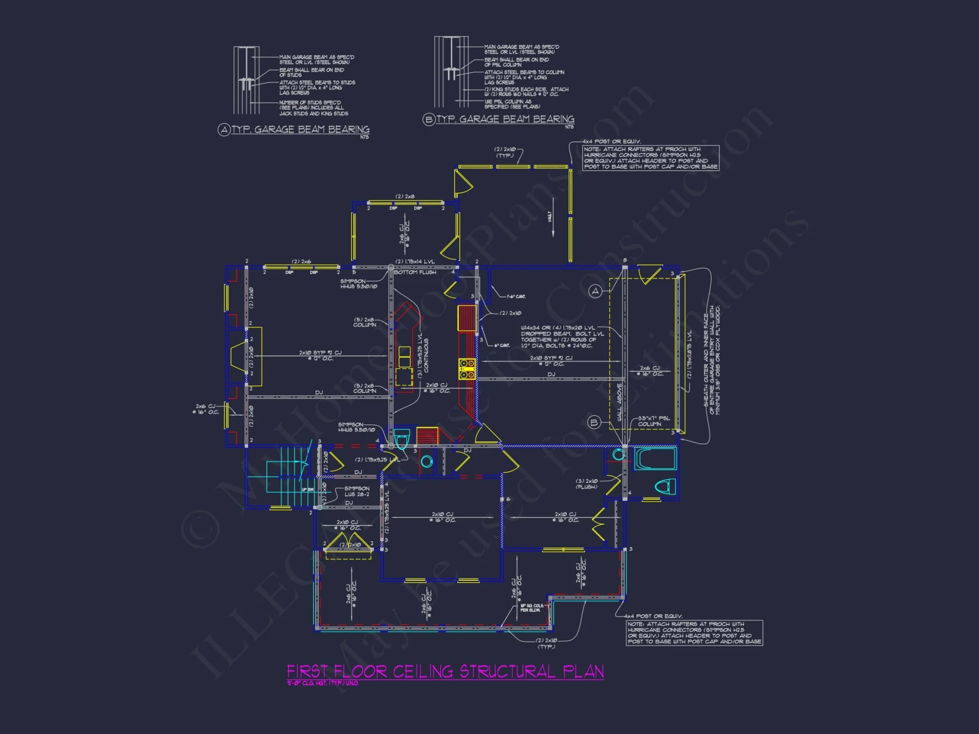 Charming 3-Story House Plan with Detailed CAD Blueprint