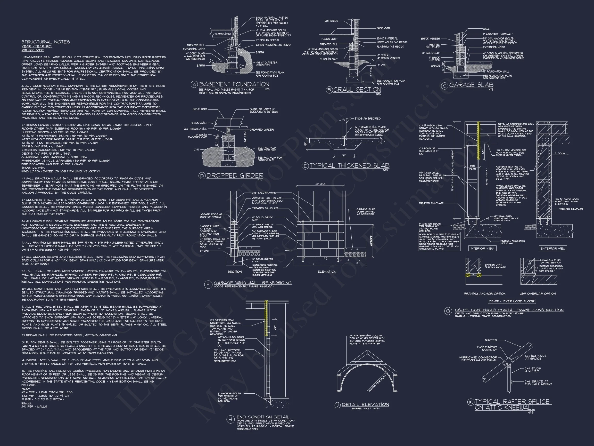 15-1930 GARAGE PLAN - Modern 2-Story Garage Floor Plan with Living Space and CAD Designs 3 Affordable 2-Story Garage Plan with Living Space and CAD Designs