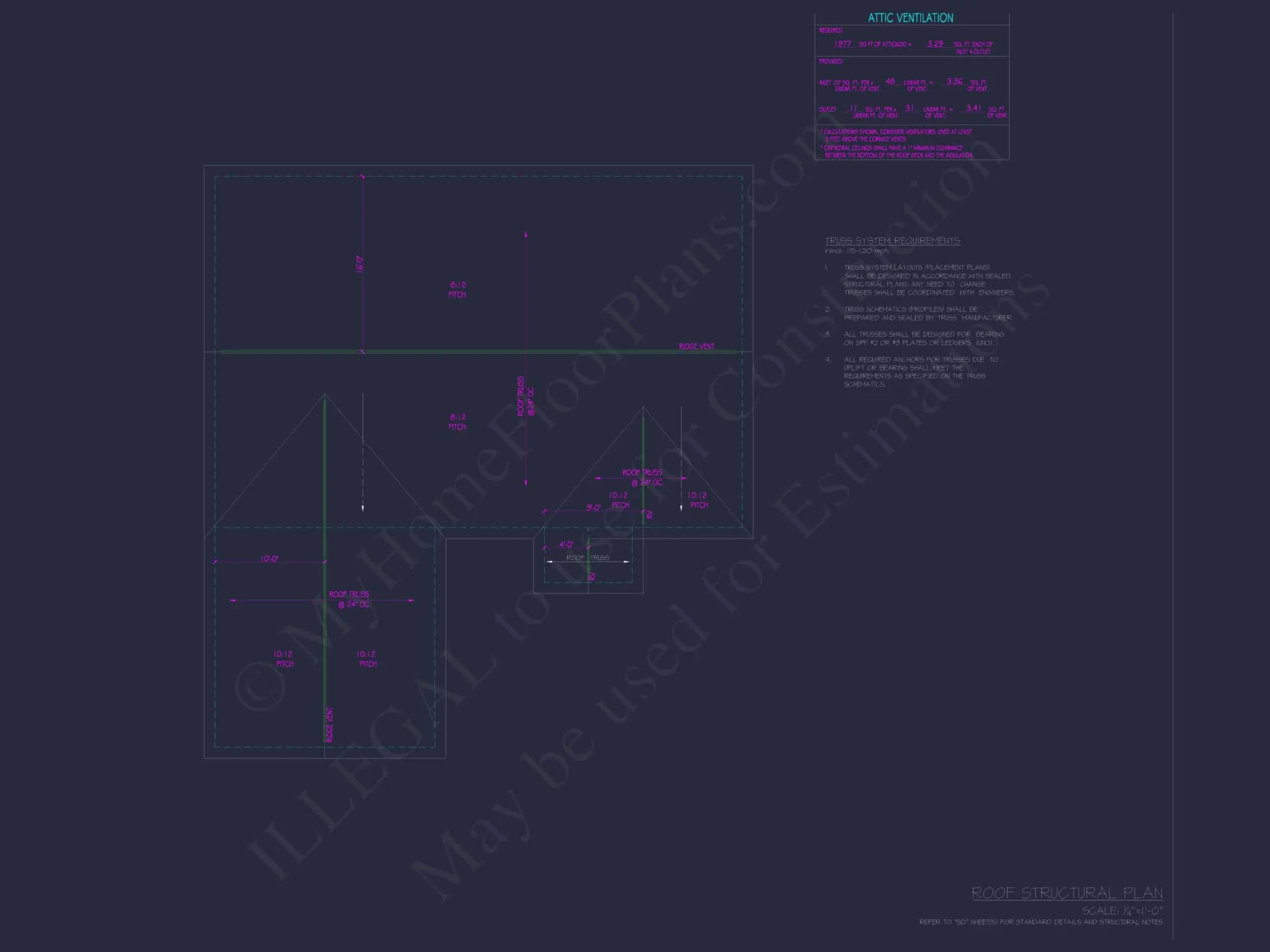 Traditional Ranch Home Plan with Open Floor Design and CAD