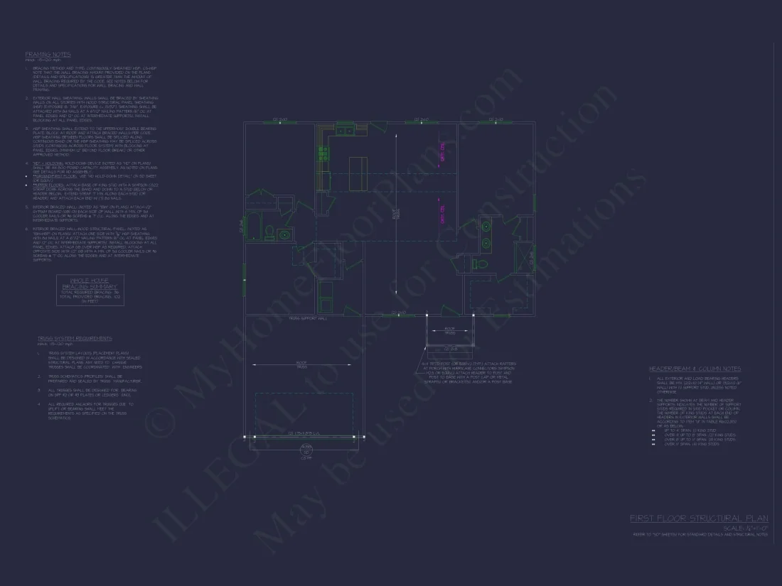 Traditional Ranch Home Plan with Open Floor Design and CAD