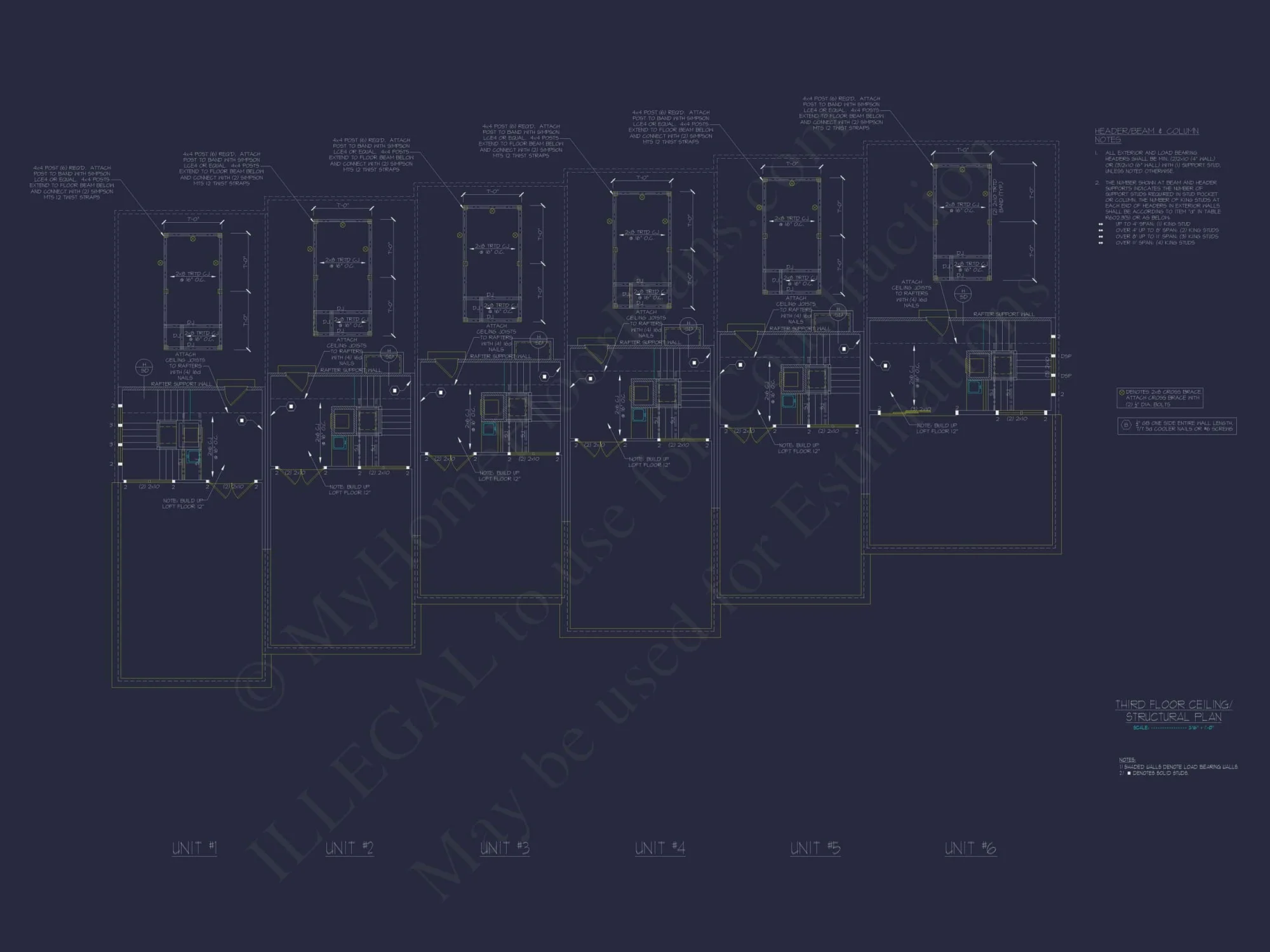 Elegant Multi-Level Home Plans: Floor Blueprints and CAD Designs