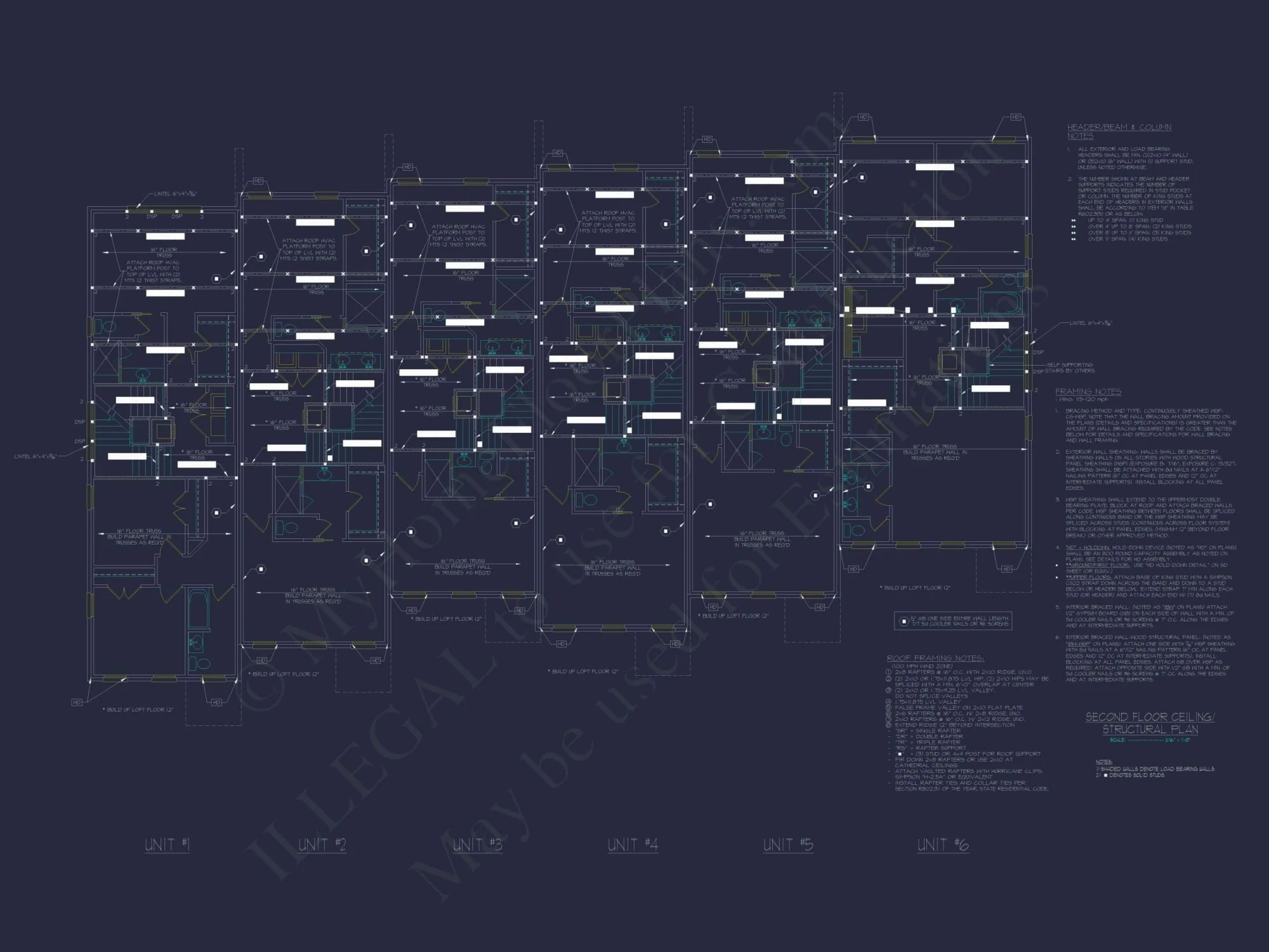 Elegant Multi-Level Home Plans: Floor Blueprints and CAD Designs
