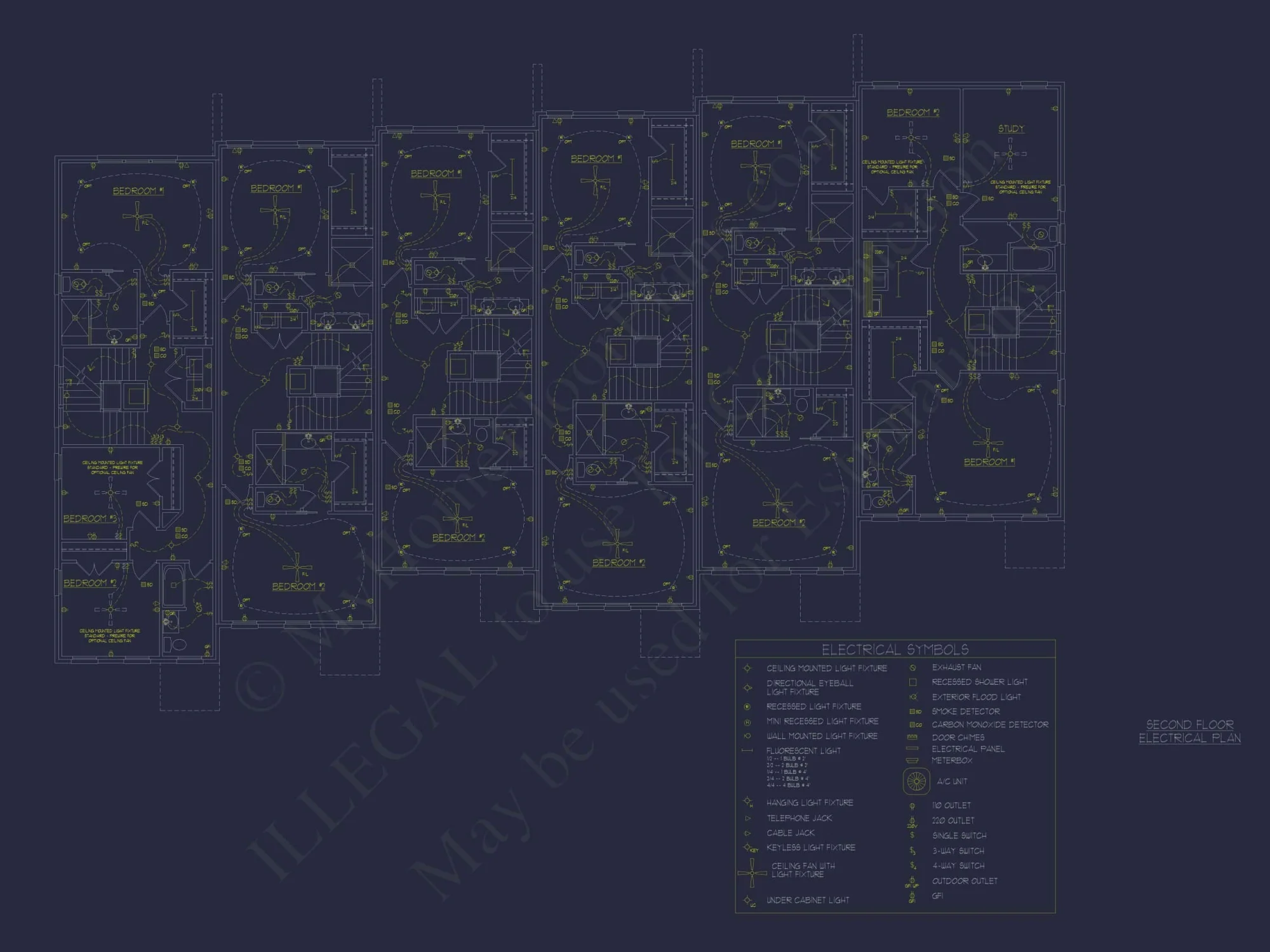 Elegant Multi-Level Home Plans: Floor Blueprints and CAD Designs