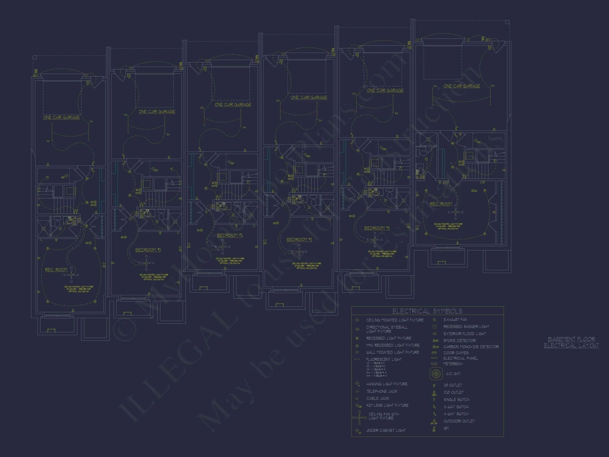 Elegant Multi-Level Home Plans: Floor Blueprints and CAD Designs