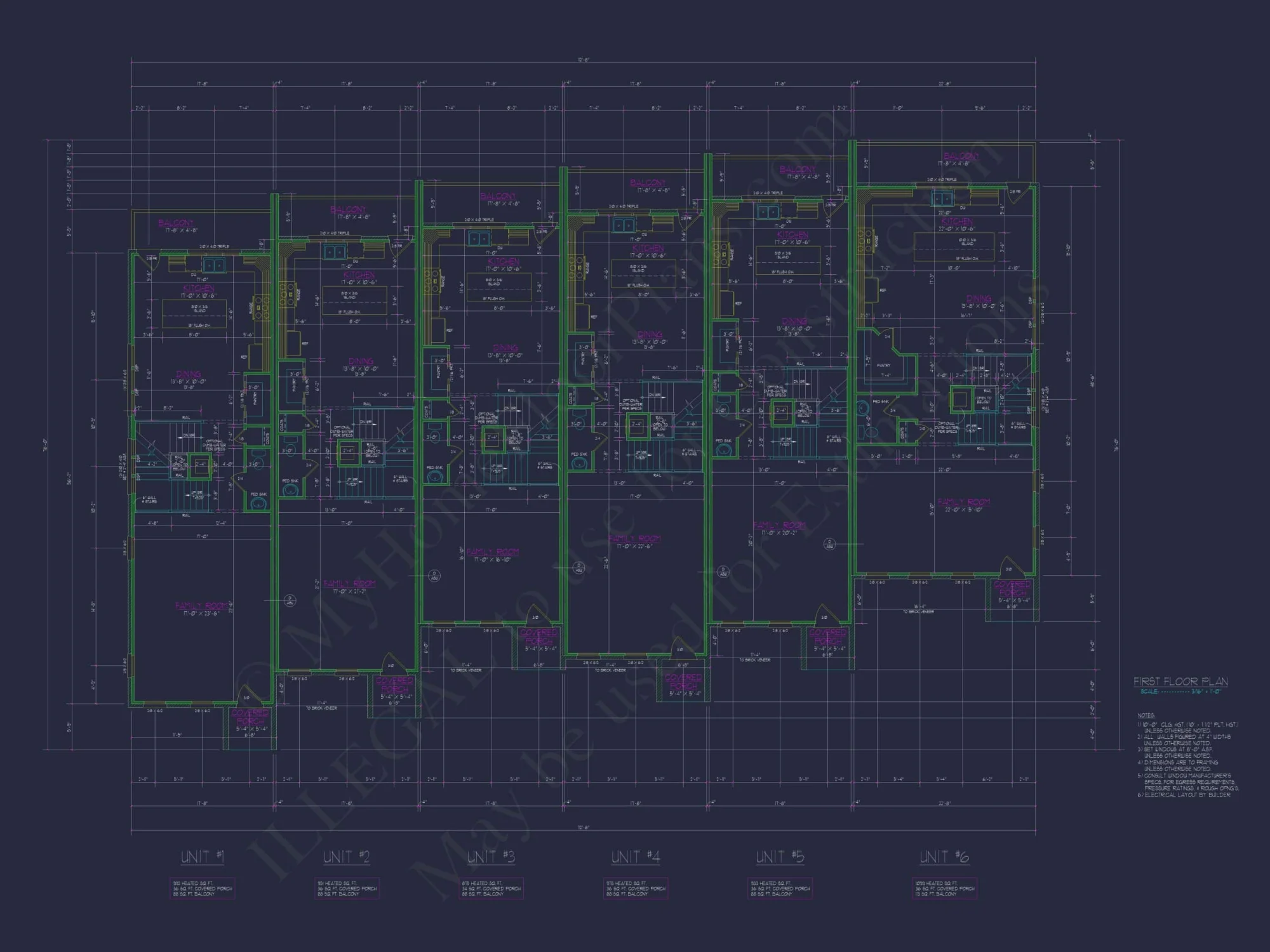 Elegant Multi-Level Home Plans: Floor Blueprints and CAD Designs