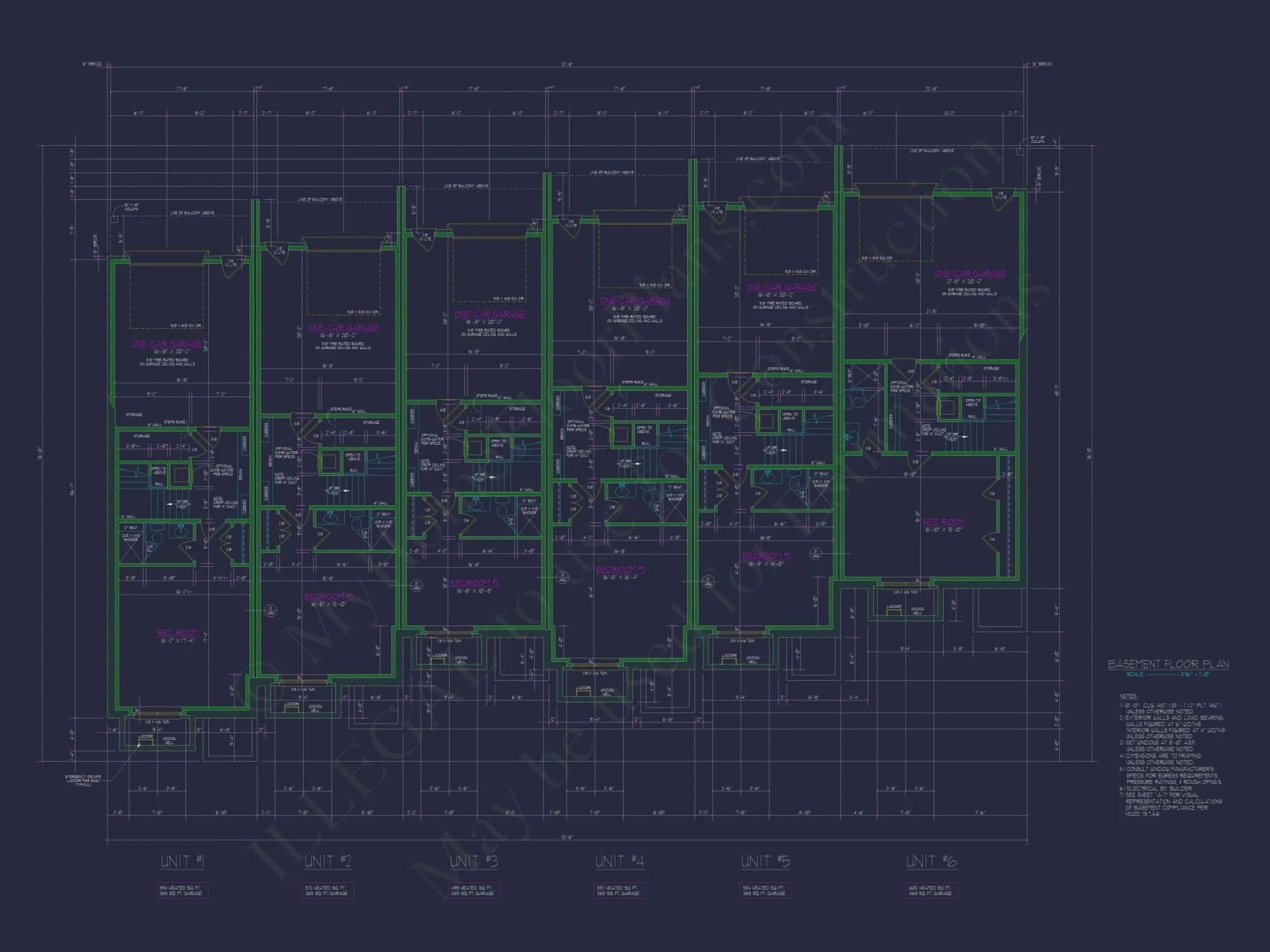 Elegant Multi-Level Home Plans: Floor Blueprints and CAD Designs