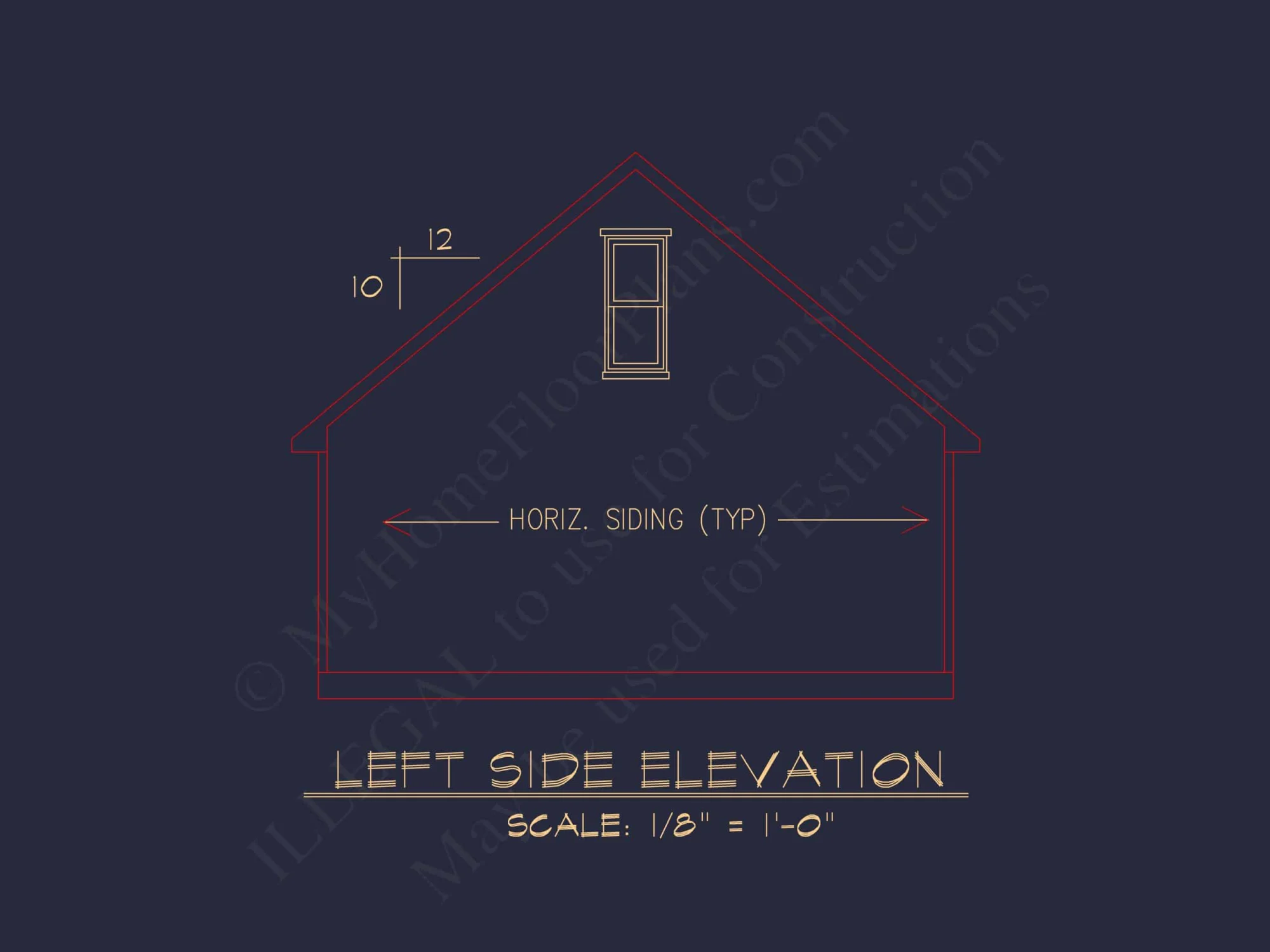 Two-Story Garage house Plan with CAD Designs and Floor Plan