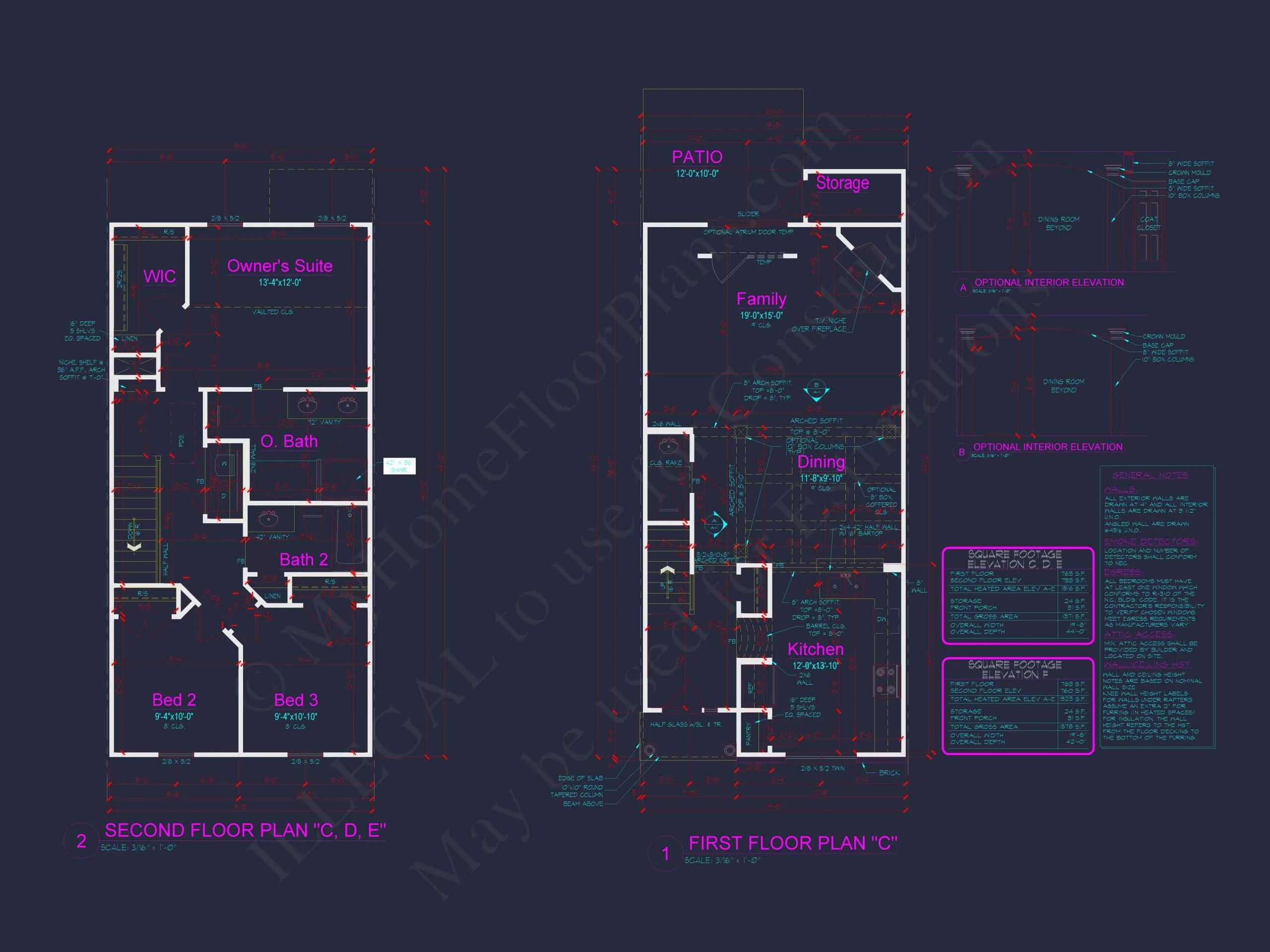 8-1690 REDWOOD TOWNHOUSE PLAN -Colonial Home Plan - 3-Bed, 2.5-Bath, 1,820 SF 4 Redwood Townhome Plan | 3 Bedrooms, 2.5 Baths, 1516 Sq Ft of Modern Living