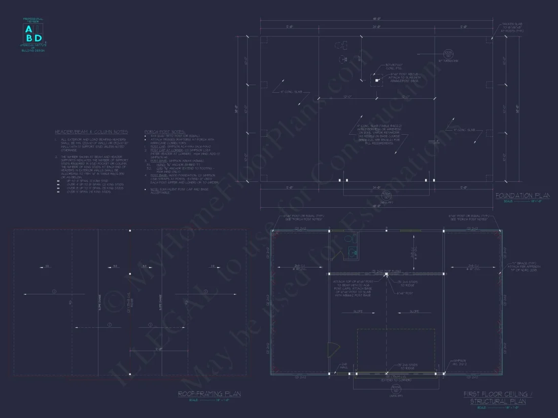 Modern Garage & Workshop Home Plan with Functional Layout and CAD Files