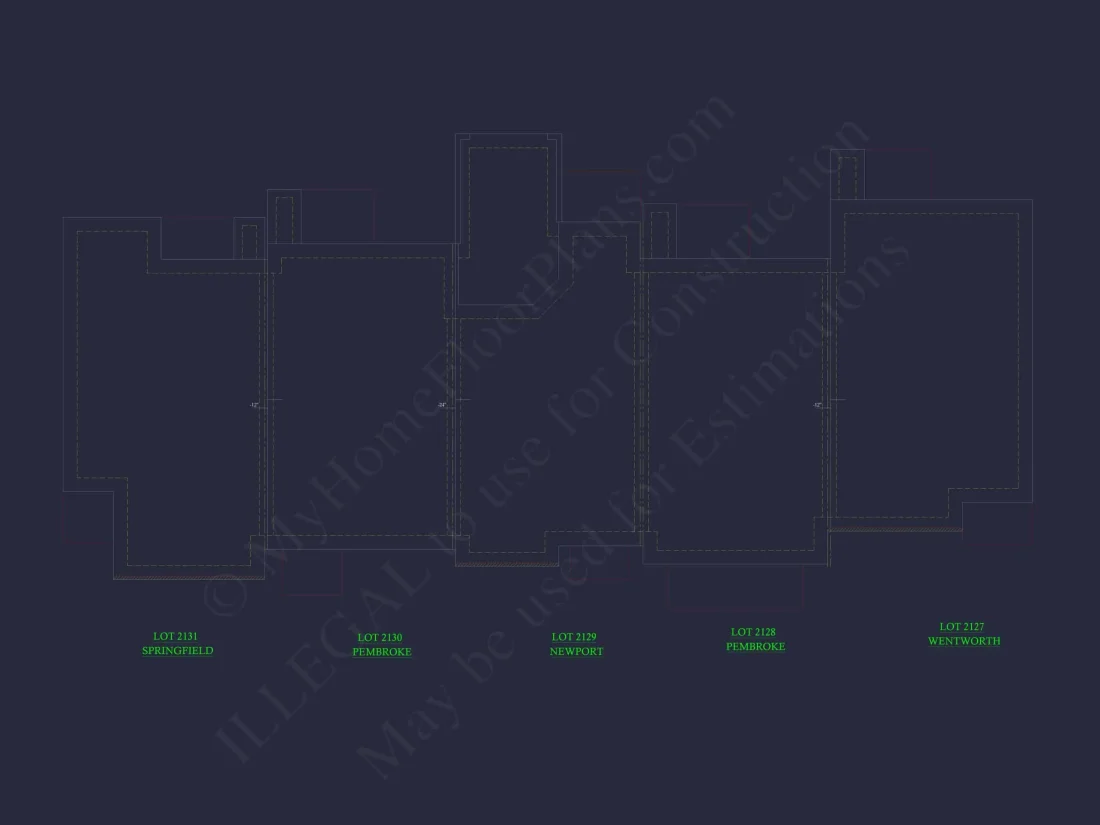 Modern Colonial Revival House Plan with 2 Floors and Open Design