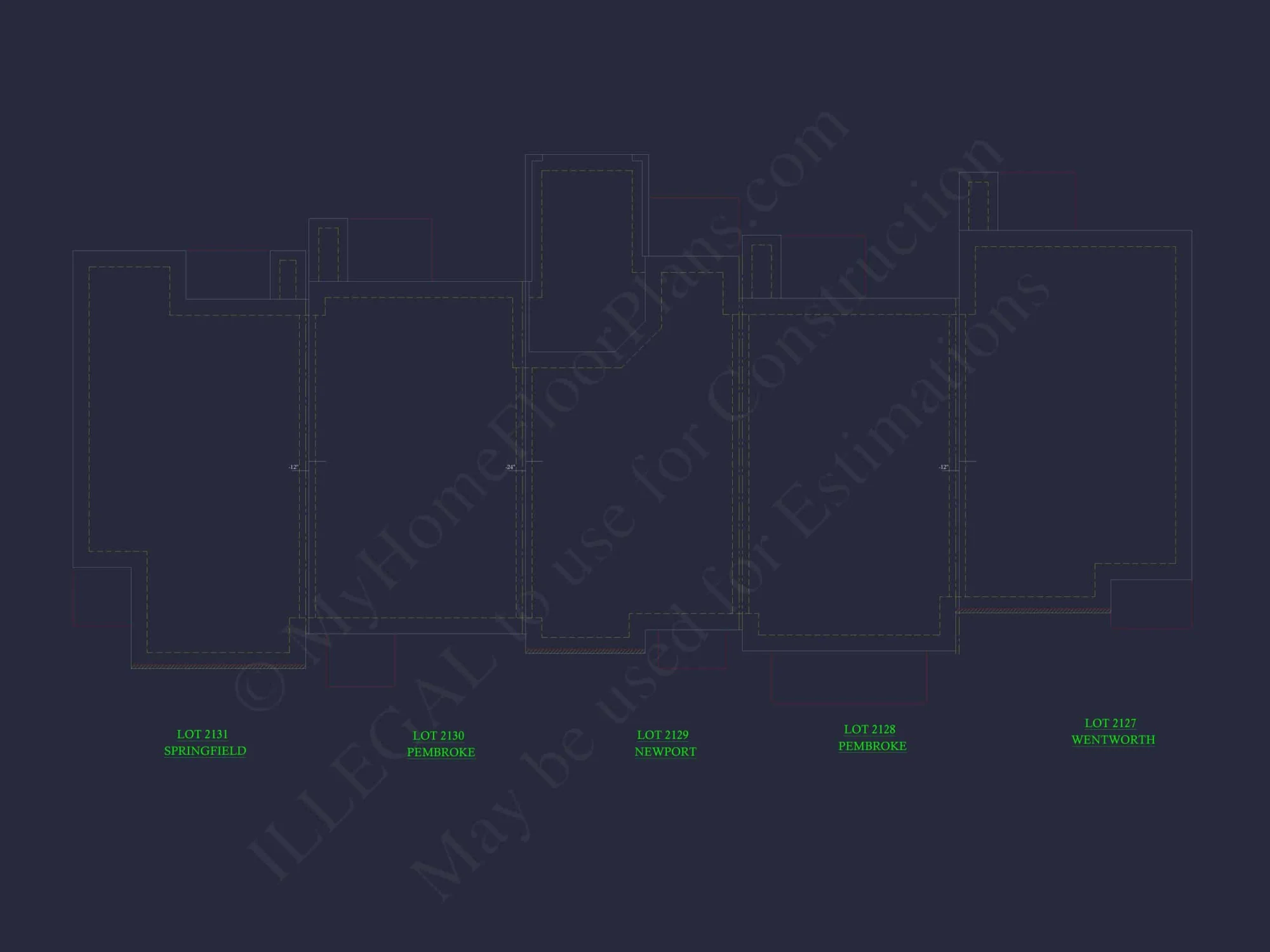 Modern Colonial Revival House Plan with 2 Floors and Open Design