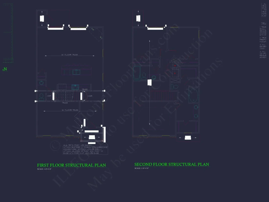 Modern Colonial Revival House Plan with 2 Floors and Open Design