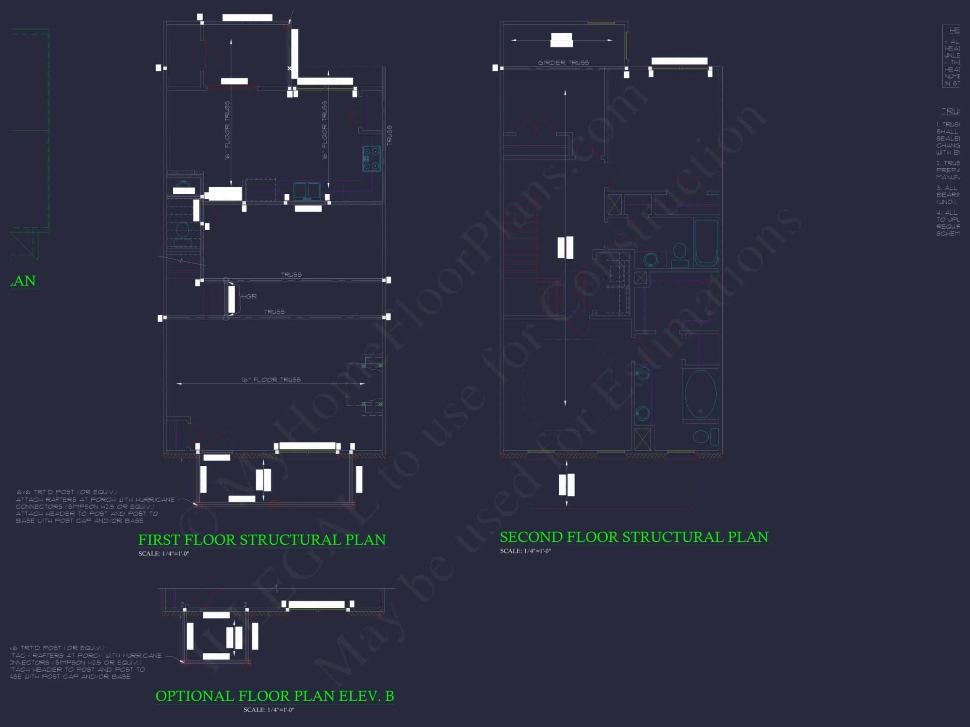 Modern Colonial Revival House Plan with 2 Floors and Open Design