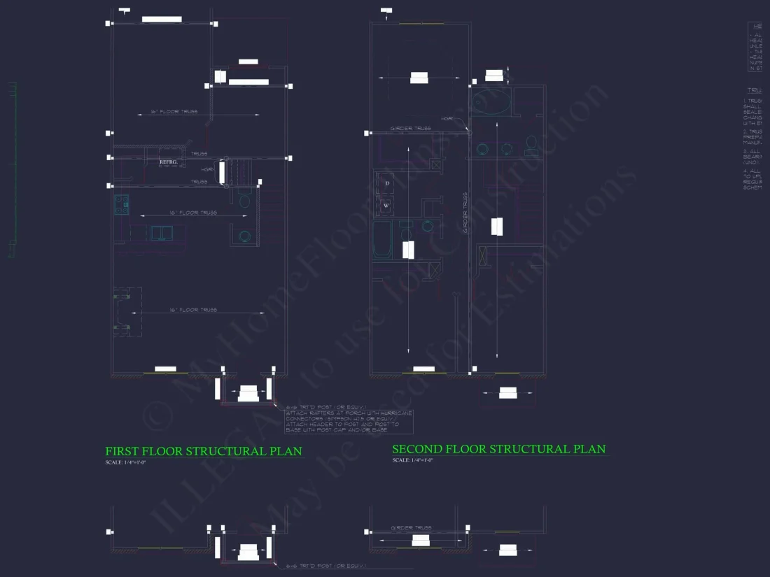 Modern Colonial Revival House Plan with 2 Floors and Open Design