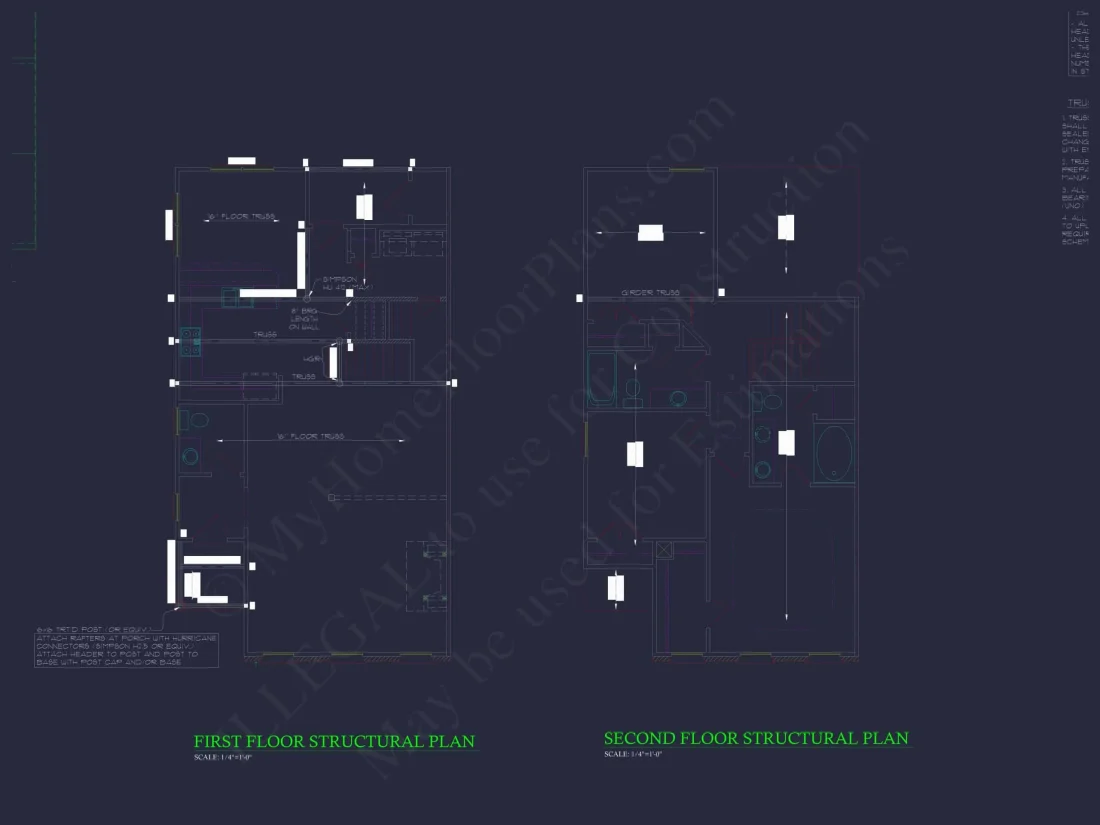 Modern Colonial Revival House Plan with 2 Floors and Open Design