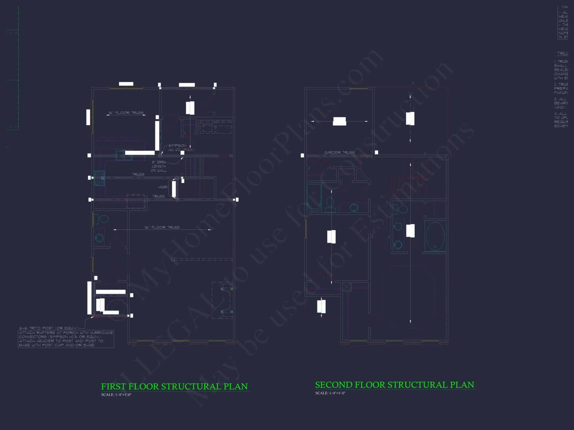 Modern Colonial Revival House Plan with 2 Floors and Open Design