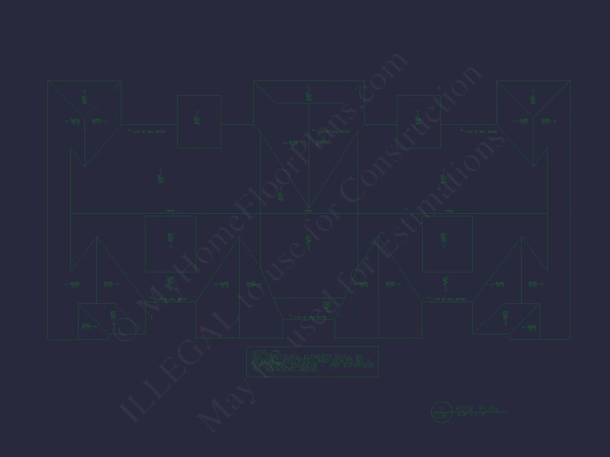 4-Unit Townhome Floor Plan with Open Layout and Craftsman Design