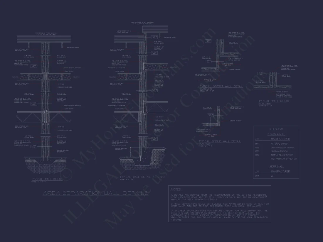 4-Unit Townhome Floor Plan with Open Layout and Craftsman Design