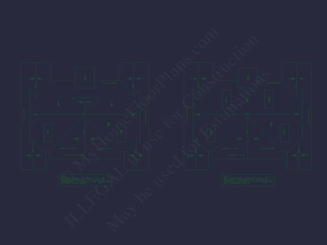 4-Unit Townhome Floor Plan with Open Layout and Craftsman Design