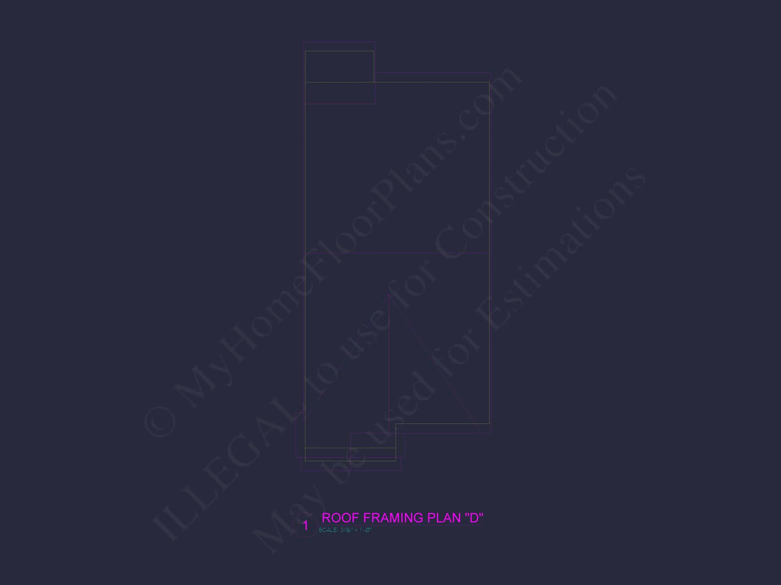 8-1690 OAKWOOD TOWNHOUSE PLAN -Colonial Home Plan - 3-Bed, 2.5-Bath, 1,850 SF 5 Modern Townhome Floor Plan with Open Layout and CAD Files