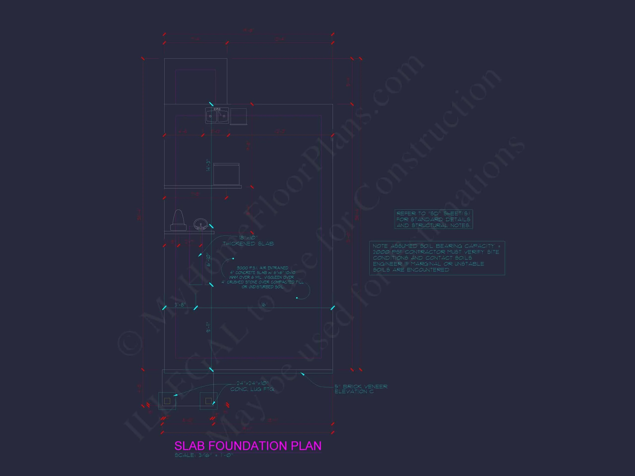8-1690 OAKWOOD TOWNHOUSE PLAN -Colonial Home Plan - 3-Bed, 2.5-Bath, 1,850 SF 10 Modern Townhome Floor Plan with Open Layout and CAD Files