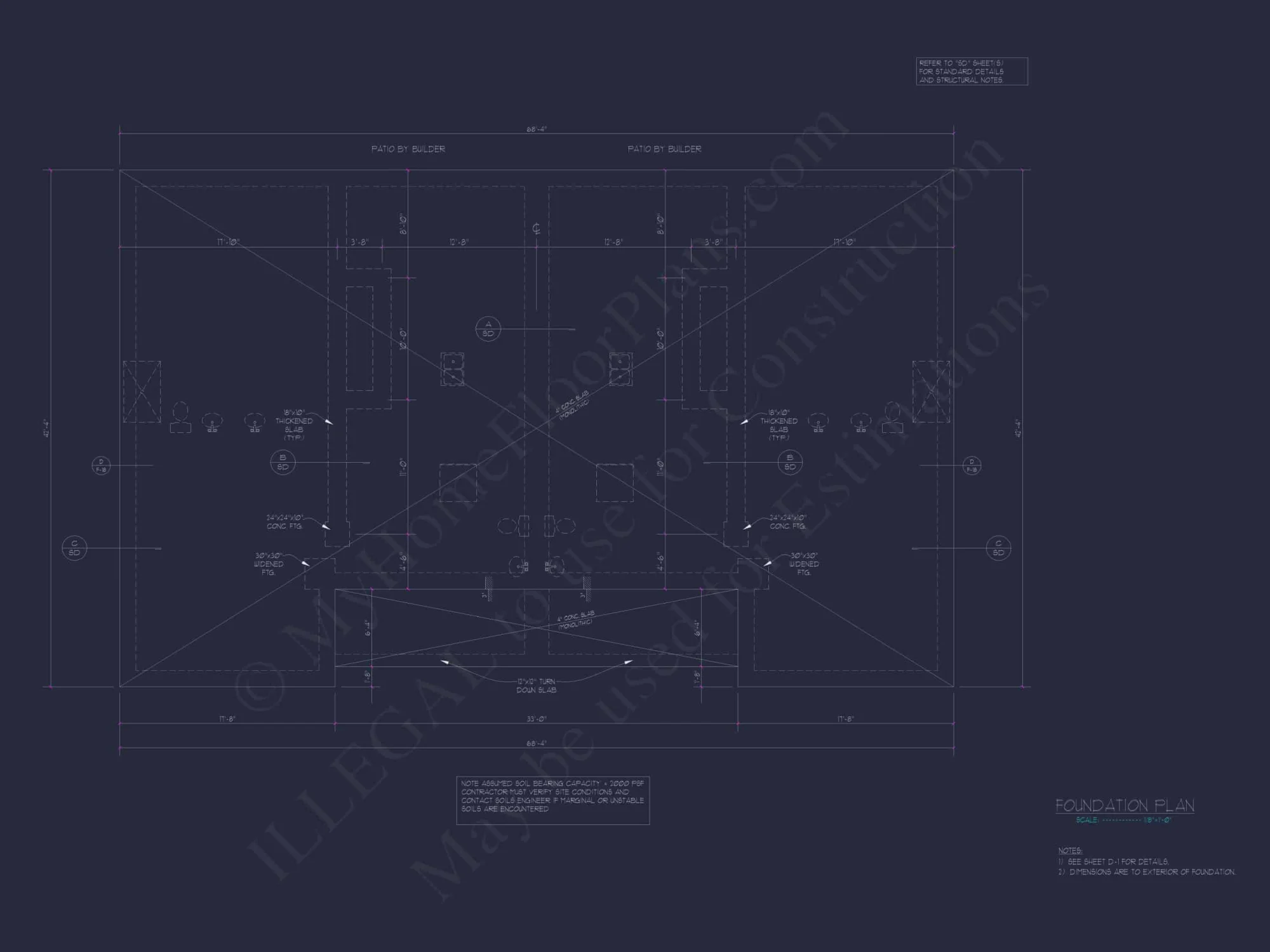Beautiful Duplex Home Design with Functional CAD Blueprint