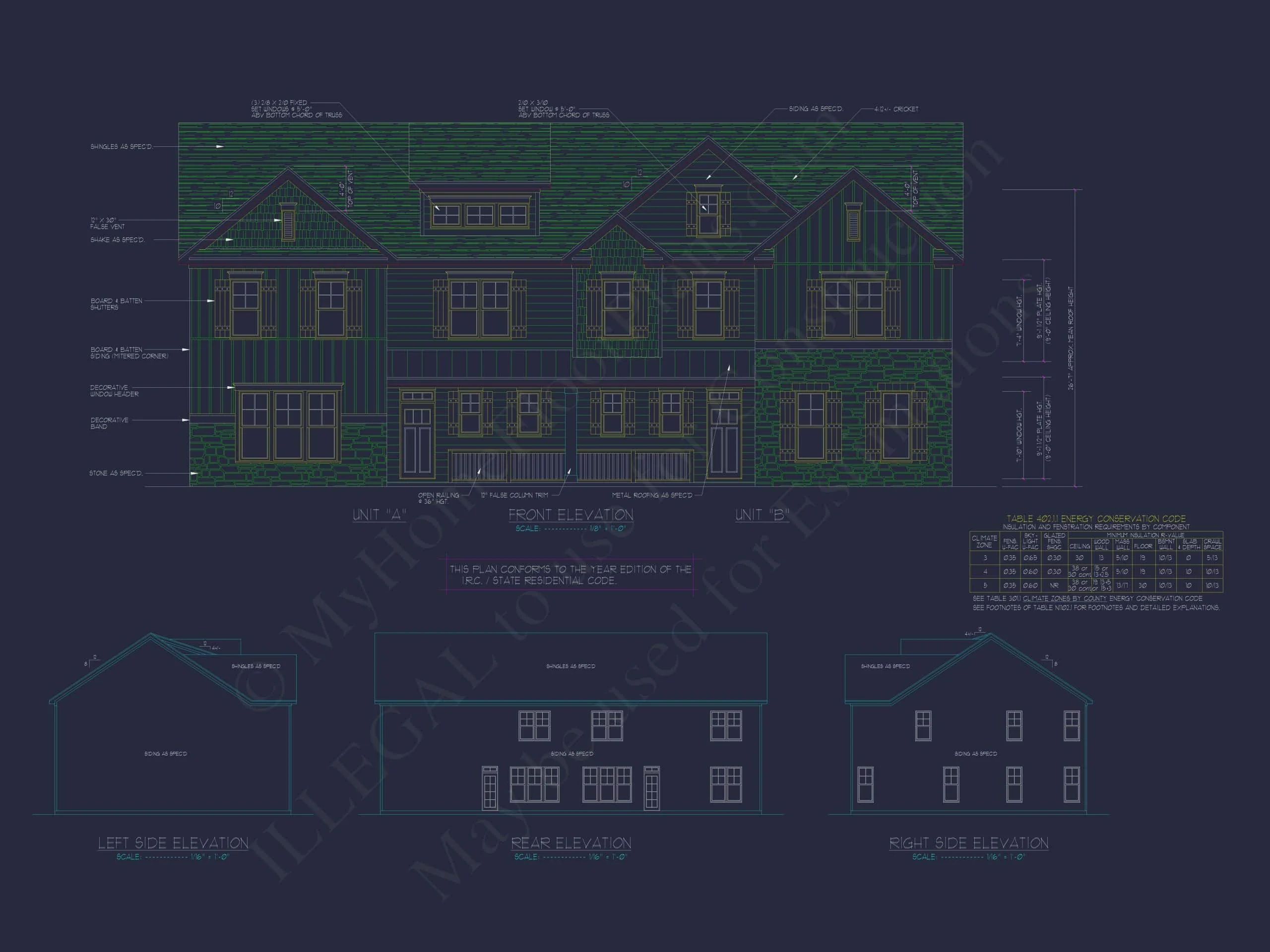 Beautiful Duplex Home Design with Functional CAD Blueprint