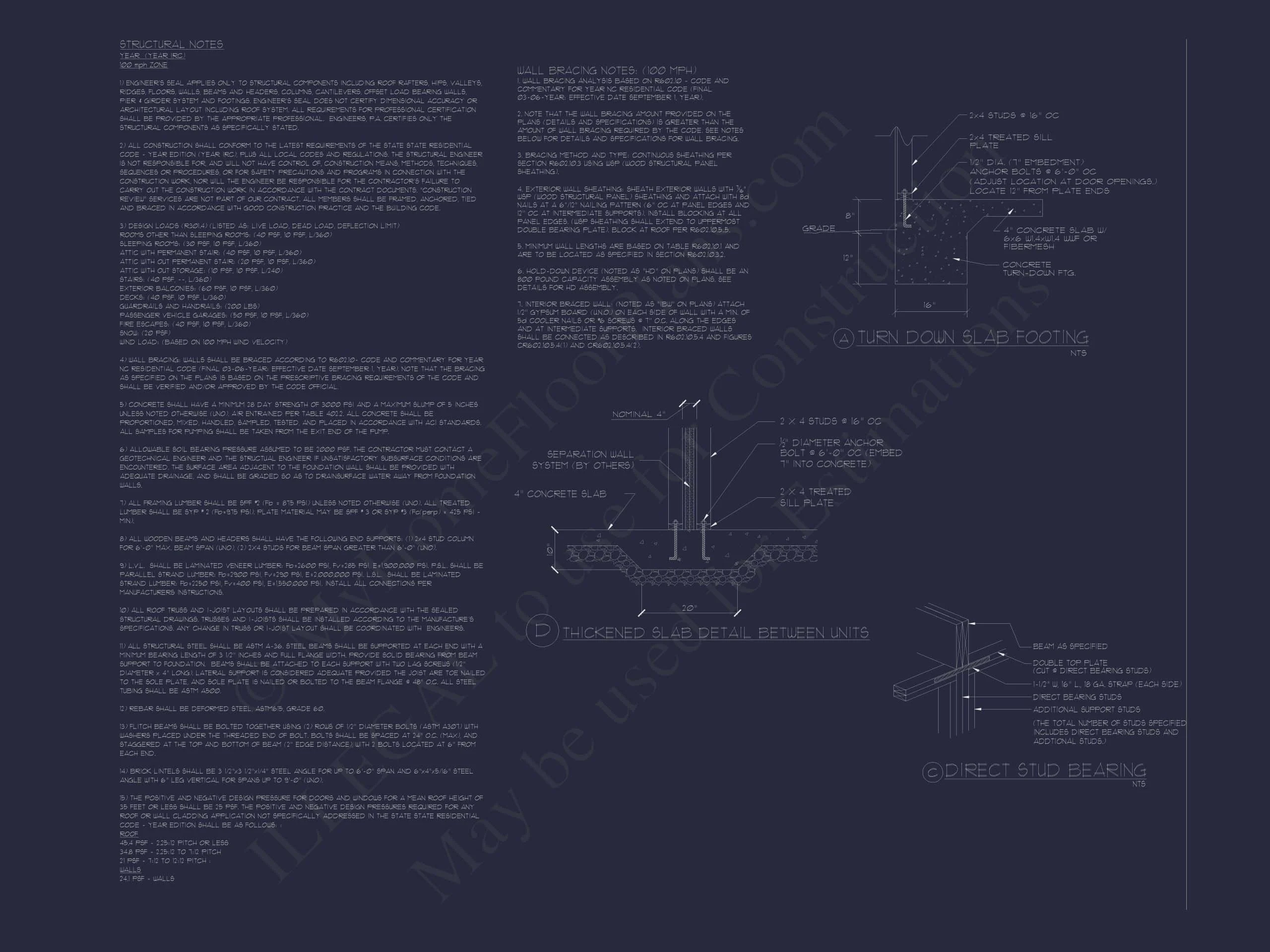 15-1784B DUPLEX PLAN - Modern Duplex House Floor Plan | CAD Blueprint Designs 8 Modern Duplex House Floor Plan with CAD Blueprint Designs