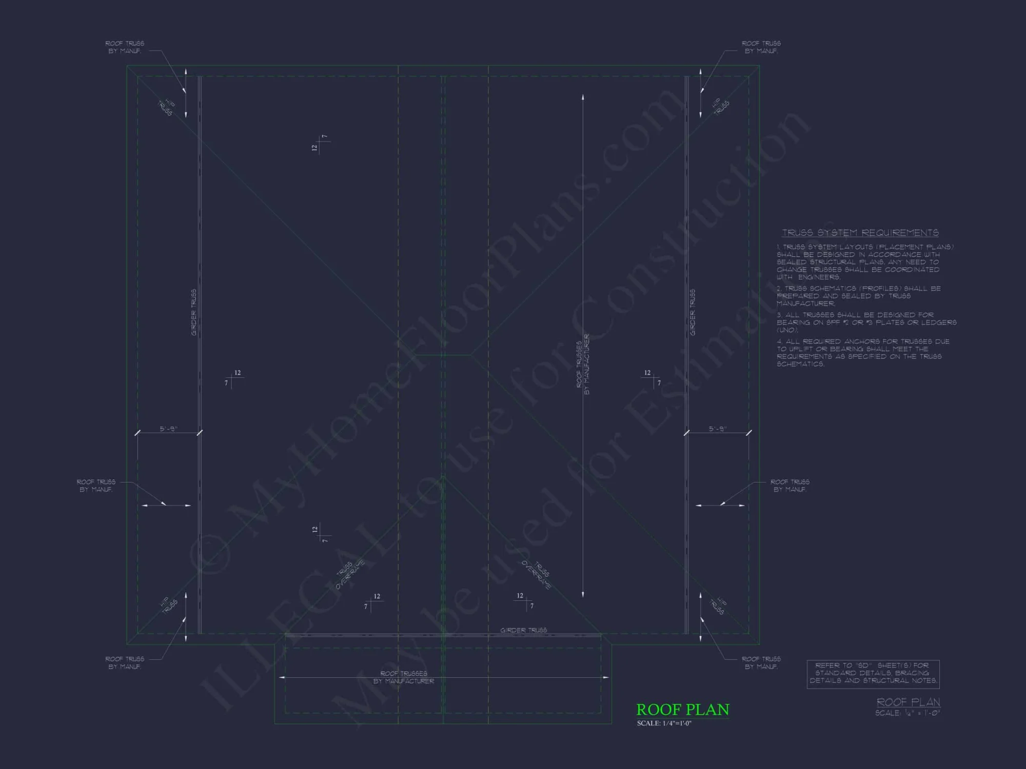 Modern Duplex House Floor Plan with CAD Blueprint Designs