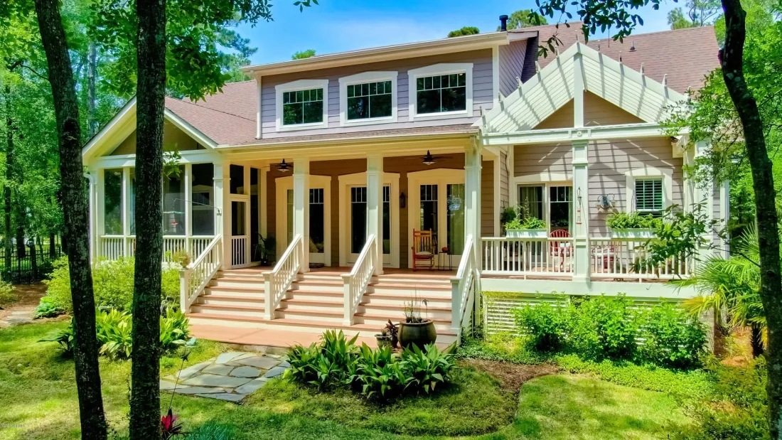 Charming 2-Story House Plan with 3 Beds, CAD Blueprint, and Craftsman Design