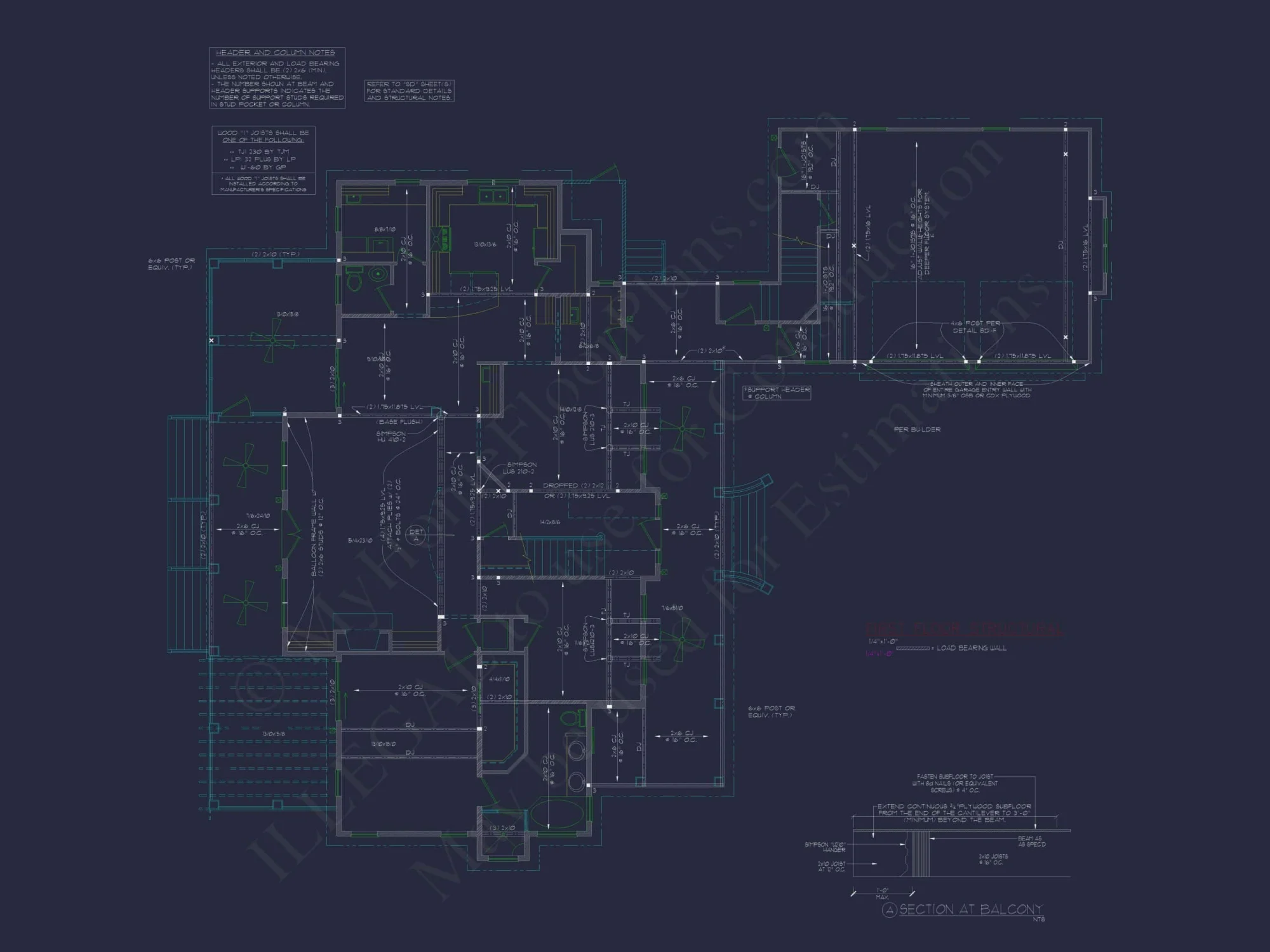 Charming 2-Story House Plan with 3 Beds, CAD Blueprint, and Craftsman Design