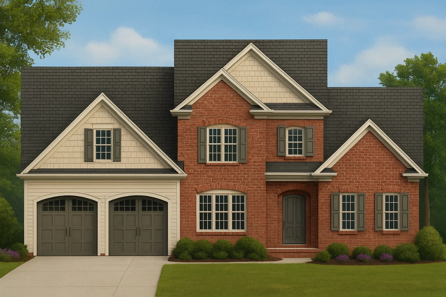 IMPORTANT Make the house as realistic as possible, landscape orientation, and display entire house. Do not cut off right or left side of house!