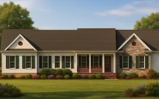 Plan  8-1395 - The Price Estate |  BLDG 2 Townhome-Georgian - 3-Bed, 2.5-Bath, 1,942 SF