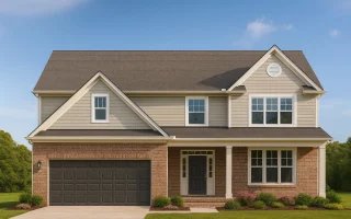 Plan  8-1330 - The Cooper Estate |  Traditional Colonial - 4-Bed, 2.5-Bath, 2,424 SF