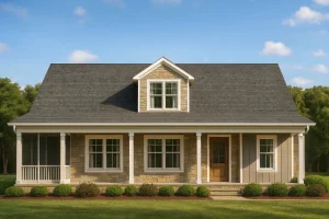 IMPORTANT Make the house as realistic as possible, landscape orientation, and display entire house. Do not off right or left side of house!