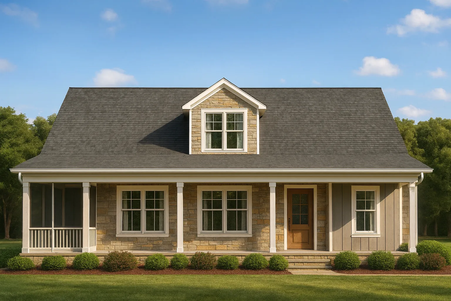 IMPORTANT Make the house as realistic as possible, landscape orientation, and display entire house. Do not off right or left side of house!