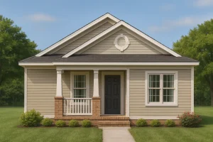 IMPORTANT Make the house as realistic as possible, landscape orientation, and display entire house. Do not cut off right or left side of house!