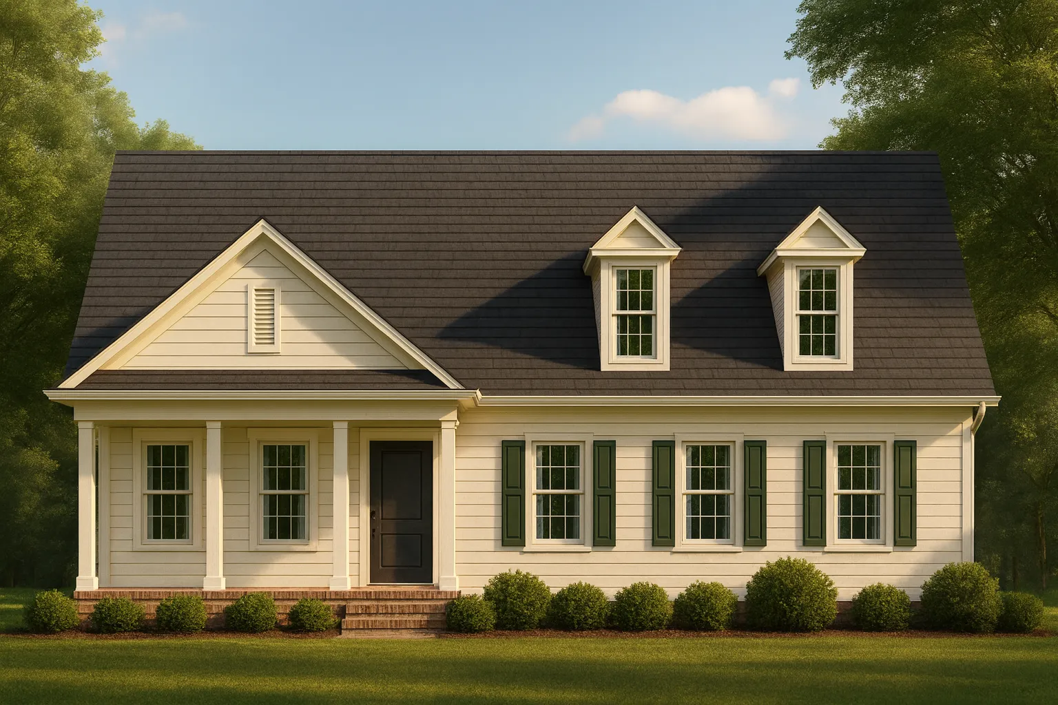 Affordable House Plans 3 IMPORTANT Make the house as realistic as possible, landscape orientation, and display entire house. Do not cut off right or left side of house!