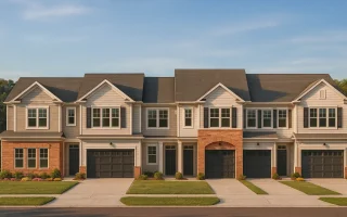 Plan  8-1930-1 - Anderson Place |  Traditional Townhome - 3-Bed, 4-Bath, 9,834 SF