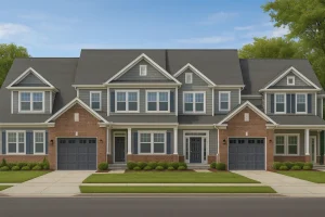 2 Bedroom House Plans 11 Stylish 2-Bedroom Townhome Blueprint - 2-Story CAD Design