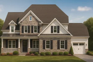 Luxury House Plan with Sloped Lot Design, CAD Blueprints & Grand Layout